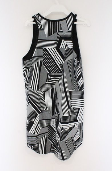 画像4: CIVARIZE / Recite スカルプリントカットソー＆タンクトップ 46 ブラックｘホワイト O-26-03-21-030-CI-to-YM-OS (4)