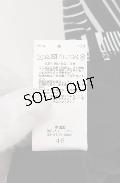 画像5: CIVARIZE / Recite スカルプリントカットソー＆タンクトップ 46 ブラックｘホワイト O-26-03-21-030-CI-to-YM-OS (5)