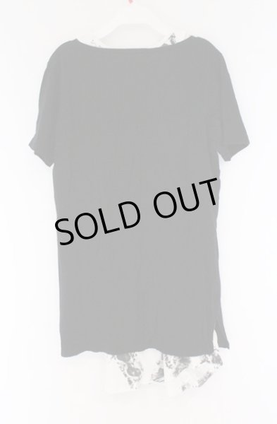 画像2: CIVARIZE / 蛇柄プリントタンクトップ＆LIPTシャツSET 46 ブラックｘホワイト O-26-03-21-031-CI-to-YM-OS (2)