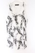 画像3: CIVARIZE / 蛇柄プリントタンクトップ＆LIPTシャツSET 46 ブラックｘホワイト O-26-03-21-031-CI-to-YM-OS (3)