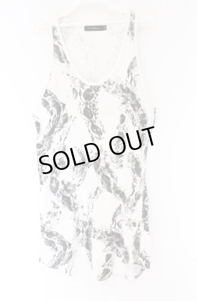 画像3: CIVARIZE / 蛇柄プリントタンクトップ＆LIPTシャツSET 46 ブラックｘホワイト O-26-03-21-031-CI-to-YM-OS (3)