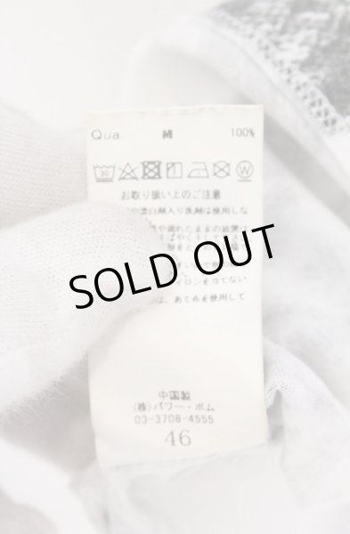 画像5: CIVARIZE / 蛇柄プリントタンクトップ＆LIPTシャツSET 46 ブラックｘホワイト O-26-03-21-031-CI-to-YM-OS (5)