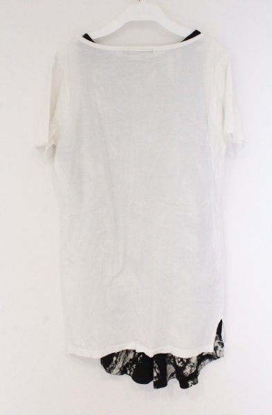 画像2: CIVARIZE / 蛇柄プリントタンクトップ＆LIPTシャツSET 46 ブラックｘホワイト O-26-03-21-035-CI-to-YM-OS (2)