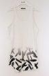 画像1: CIVARIZE / Gabriel フェザープリントタンクトップ F ホワイト O-26-03-21-037-CI-ts-YM-OS (1)