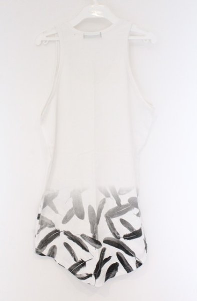 画像3: CIVARIZE / Gabriel フェザープリントタンクトップ F ホワイト O-26-03-21-037-CI-ts-YM-OS (3)