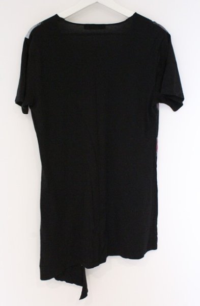 画像2: CIVARIZE / Pale スカル変形アシンメトリーTシャツ 46 ブラック O-26-03-21-038-CI-ts-YM-OS (2)