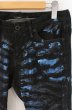 画像2: CIVARIZE / Avid カラー箔加工ストレッチスキニーデニムパンツ 44 ブルーｘブラック O-26-03-21-040-CI-pa-YM-OS (2)