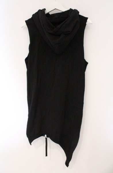 画像4: CIVARIZE / Devotee アシンメトリースリーブレスパーカー 46 ブラック O-26-03-21-004-CI-to-YM-OS (4)