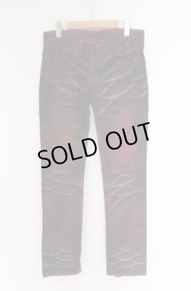 画像1: CIVARIZE / BindZIP使い汚しカラーデニムパンツ 44 レッド O-26-03-21-042-CI-pa-YM-OS (1)