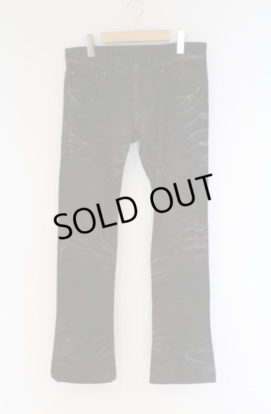 画像1: TORNADO MART / ダークゼブラシューカットデニムパンツ L ボルドー O-26-03-21-043-TO-pa-YM-OS (1)