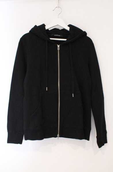 画像1: Moonage Devilment / 裏起毛ジップアップパーカー 48 ブラック O-26-03-21-005-Mo-to-YM-OS (1)
