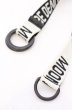 画像3: Moonage Devilment / Embroidery Long Belt ベルト  ホワイトｘブラック O-26-03-21-048-Mo-za-YM-OS (3)