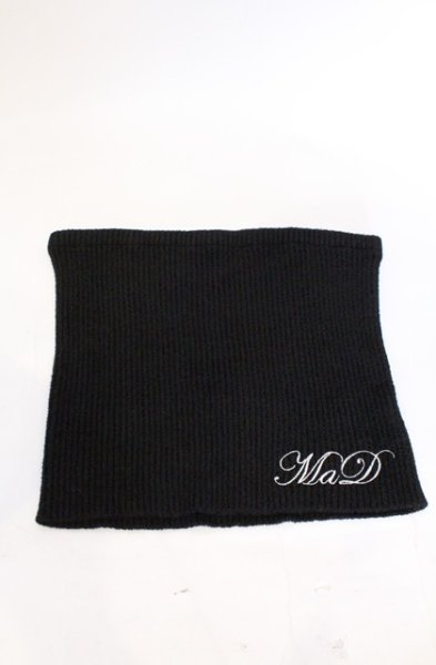 画像1: Moonage Devilment / ロゴ刺繍リブスヌード  ブラック O-26-03-21-049-Mo-za-YM-OS (1)