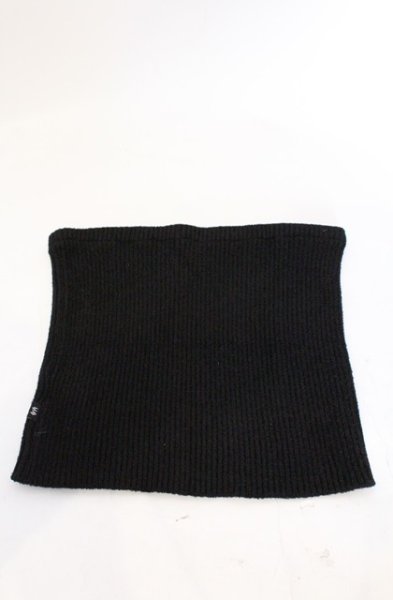 画像2: Moonage Devilment / ロゴ刺繍リブスヌード  ブラック O-26-03-21-049-Mo-za-YM-OS (2)