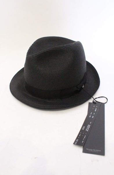 画像1: Moonage Devilment / リボンストローハット L ブラック O-26-03-21-051-Mo-za-YM-OS (1)