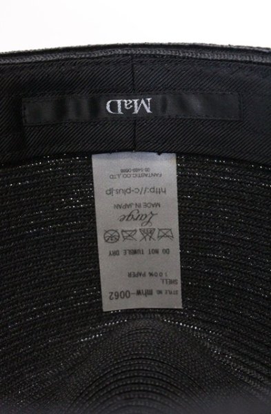 画像4: Moonage Devilment / リボンストローハット L ブラック O-26-03-21-051-Mo-za-YM-OS (4)