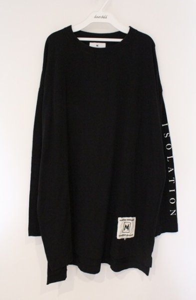 画像1: Moonage Devilment / Print L/S Over Type-B カットソー 46 ブラック O-26-03-21-008-Mo-to-YM-OS (1)