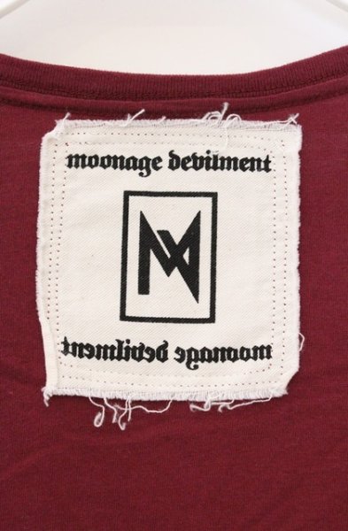 画像3: Moonage Devilment / EGO TRIPPING GRANDE JOGO Uネックカットソー 46 ワイン O-26-03-21-009-Mo-to-YM-OS (3)