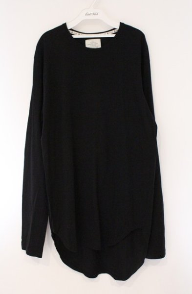 画像1: Moonage Devilment / EGO TRIPPING GRANDE JOGO Uネックカットソー 46 ブラック O-26-03-21-010-Mo-to-YM-OS (1)