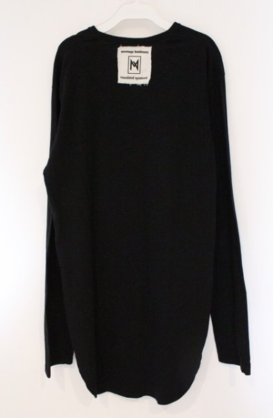 画像2: Moonage Devilment / EGO TRIPPING GRANDE JOGO Uネックカットソー 46 ブラック O-26-03-21-010-Mo-to-YM-OS (2)