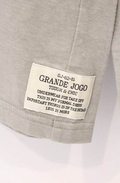 画像2: Moonage Devilment / EGO TRIPPING GRANDE JOGO Vネックカットソー 46 ライトグレー O-26-03-21-012-Mo-to-YM-OS (2)