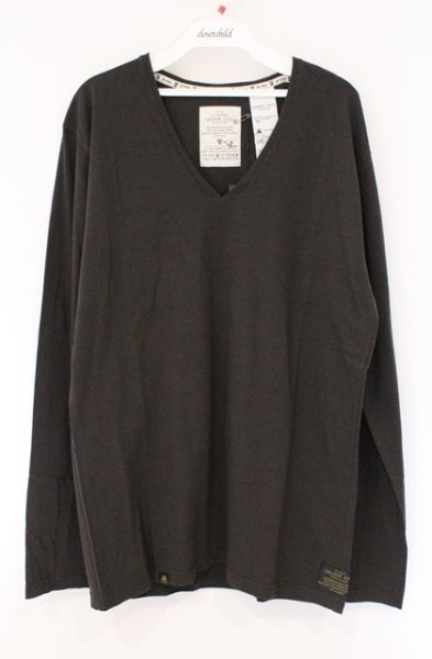 画像1: Moonage Devilment / EGO TRIPPING GRANDE JOGO Vネックカットソー 46 ダークグレー O-26-03-21-013-Mo-to-YM-OS (1)