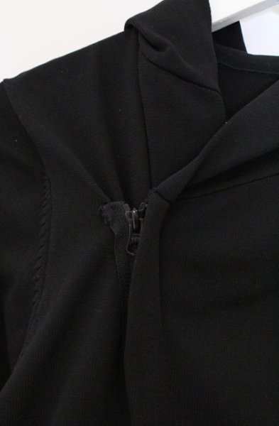 画像2: CIVARIZE / Hive ストレッチガウンフーディー パーカー 46 ブラック O-26-03-21-002-CI-to-YM-OS (2)