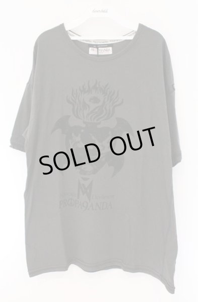 画像1: Moonage Devilment / PROPA9ANDAコラボ プリントUネックTシャツ 46 チャコール O-26-03-21-017-Mo-ts-YM-OS (1)