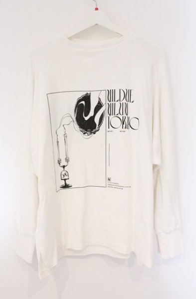画像3: NIL DUE / NIL UN TOKYO / ACT9 LONG SLEEVE カットソー F アイボリー O-26-03-21-019-NI-to-YM-OS (3)