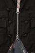 画像2: CIVARIZE / ジップアップナポレオンベスト 46 ブラックｘレッド O-26-03-21-021-CI-to-YM-OS (2)