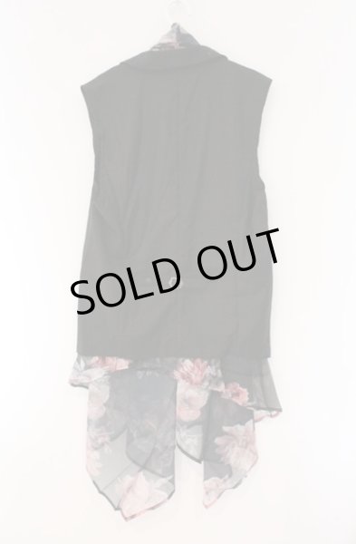 画像4: CIVARIZE / ジップアップナポレオンベスト 46 ブラックｘレッド O-26-03-21-021-CI-to-YM-OS (4)