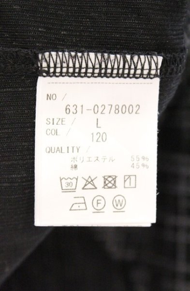 画像4: TORNADO MART / クロスライン箔半袖カットソー L ブラック O-26-03-26-027-TO-ts-YM-OS (4)