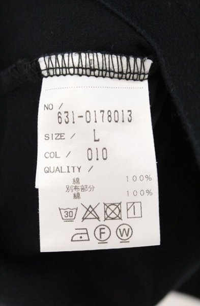 画像4: TORNADO MART / ラインオーバーカットソー　Tシャツ L ブラックｘホワイト O-26-03-26-003-TO-ts-YM-OS (4)