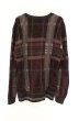 画像3: 5351pour les Hommes / タータン起毛ニットソー 48 ワイン O-26-03-26-031-53-to-YM-OS (3)