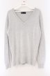 画像1: Zero by TORNADO MART / Vネックヤーンニットソー M グレー O-26-03-26-004-Ze-to-YM-OS (1)