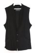 画像1: TORNADO MART / ノーカラーガルゼベスト M ブラック O-26-03-26-034-TO-to-YM-OS (1)