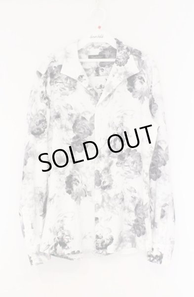 画像1: TORNADO MART / スモークフラワープリントシャツ L ホワイト O-26-03-26-035-TO-sh-YM-OS (1)