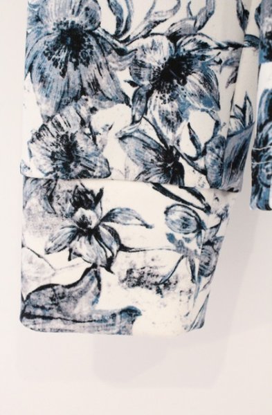 画像3: TORNADO MART / フラワープリントパーカー L ホワイトｘブルー O-26-03-26-041-TO-to-YM-OS (3)