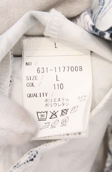 画像5: TORNADO MART / フラワープリントパーカー L ホワイトｘブルー O-26-03-26-041-TO-to-YM-OS (5)