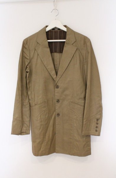 画像1: TORNADO MART / ラミネートコーティングジャケット M ライトブラウン O-26-03-26-042-TO-ja-YM-OS (1)