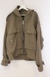 画像1: A.F ARTEFACT / TWILL MILITARY HOODIE BLOUSON ブルゾンジャケット 2 カーキ O-26-03-26-043-A.-ja-YM-OS (1)