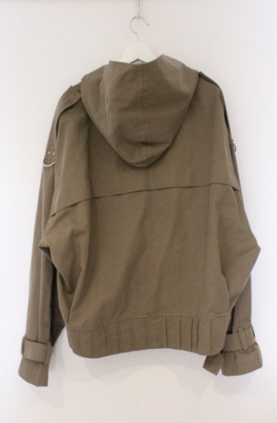 画像5: A.F ARTEFACT / TWILL MILITARY HOODIE BLOUSON ブルゾンジャケット 2 カーキ O-26-03-26-043-A.-ja-YM-OS (5)