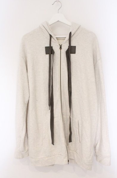 画像1: TheATeR / 裏毛ZIPUPパーカー F アイボリー O-26-03-26-045-Th-to-YM-OS (1)