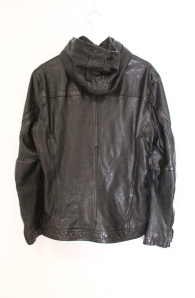 画像4: TORNADO MART / シープベジウオッシュドフーデッドブルゾン M ブラック O-26-03-26-047-TO-ja-YM-OS (4)