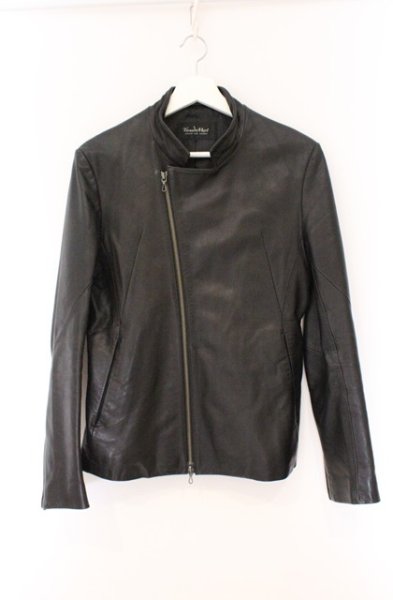 画像1: TORNADO MART / シープワイルドセミダブルライダースジャケット M ブラック O-26-03-26-048-TO-ja-YM-OS (1)