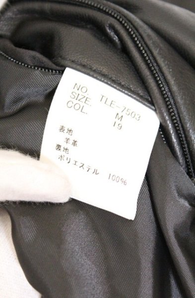 画像6: TORNADO MART / シープワイルドセミダブルライダースジャケット M ブラック O-26-03-26-048-TO-ja-YM-OS (6)