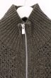 画像2: TORNADO MART / カスリネットモールスタンドZIPニットカーディガン L カーキ O-26-03-26-051-TO-ja-YM-OS (2)