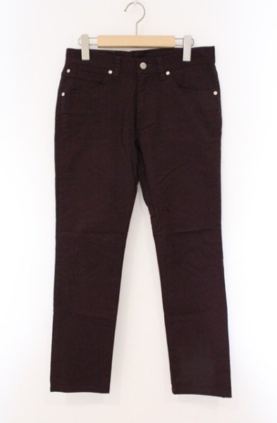 画像1: Zero by TORNADO MART / バルドルマンマイクロピーチストレッチパンツ S ボルドー O-26-03-26-052-Ze-pa-YM-OS (1)