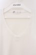 画像2: Zero by TORNADO MART / ランダム針抜きABSテレコ半袖Tシャツ L ホワイト O-26-03-26-006-Ze-ts-YM-OS (2)