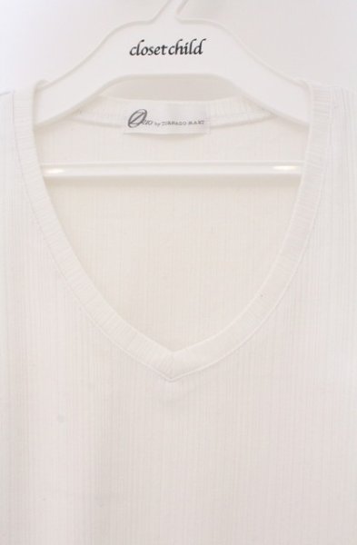 画像2: Zero by TORNADO MART / ランダム針抜きABSテレコ半袖Tシャツ L ホワイト O-26-03-26-006-Ze-ts-YM-OS (2)